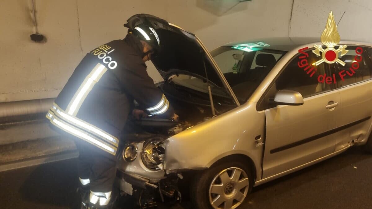Auto coinvolta incidente a Brienno