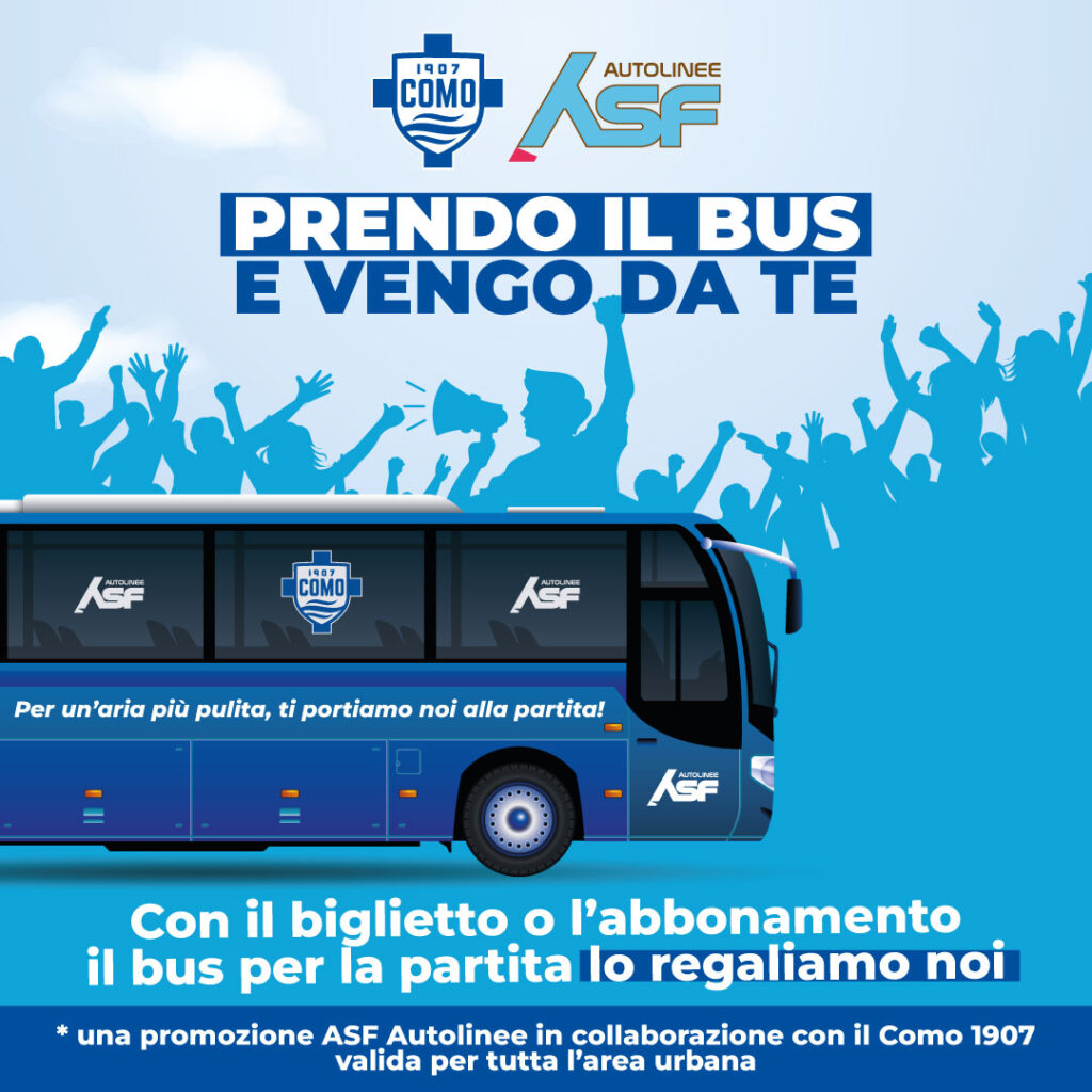 Asf e Calcio Como, Prendo il Bus e Vengo da te
