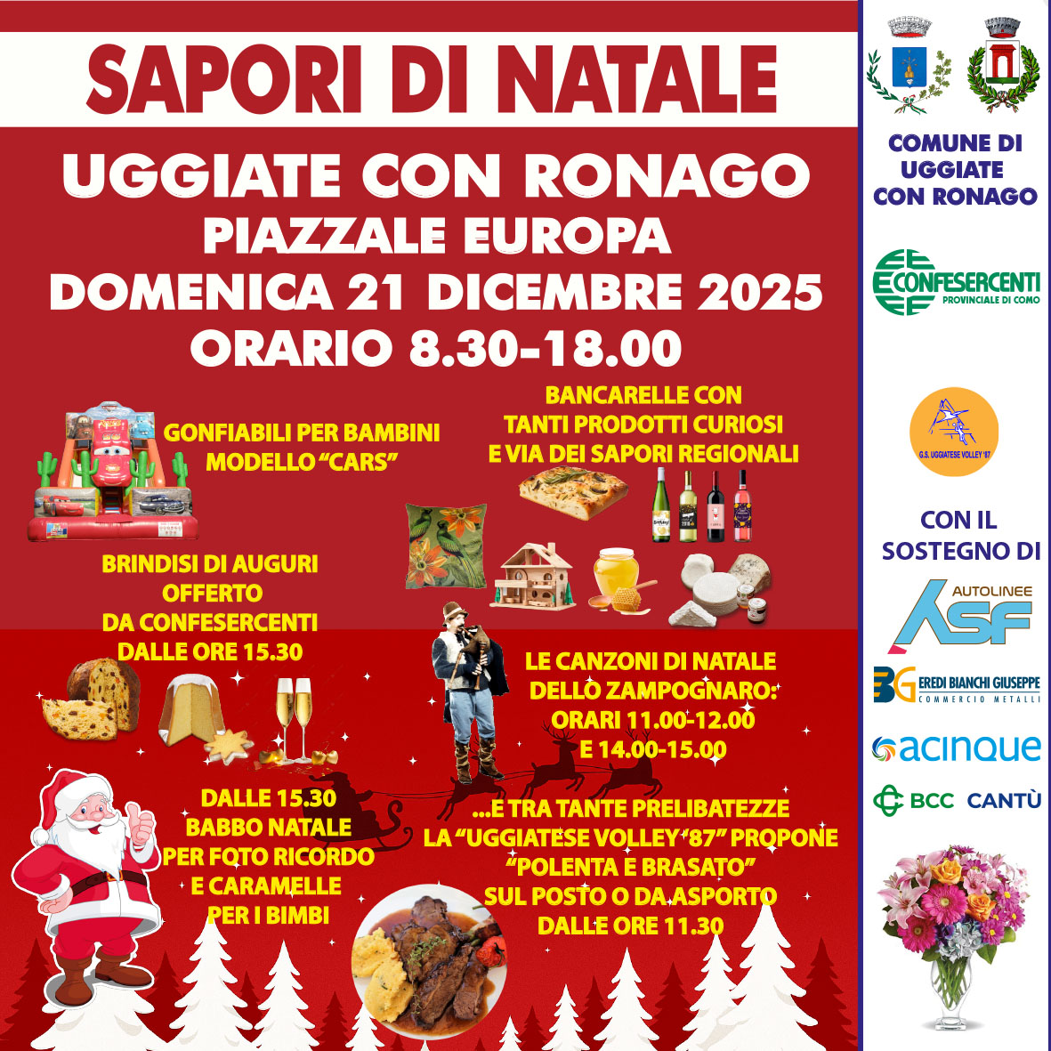 Sapori di Natale mercatino programma