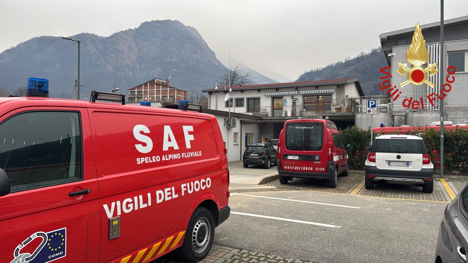 Ricerche scompaso Vigili del Fuoco