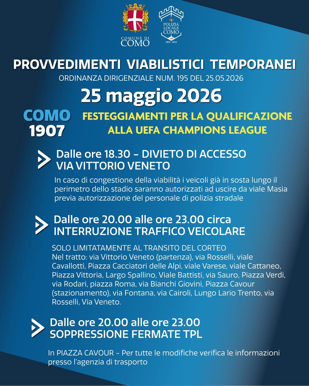 Informazioni Polizia Locale Como 