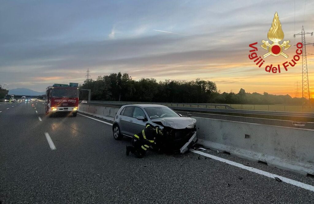 Incidente sulla A9 Vigili del Fuoco