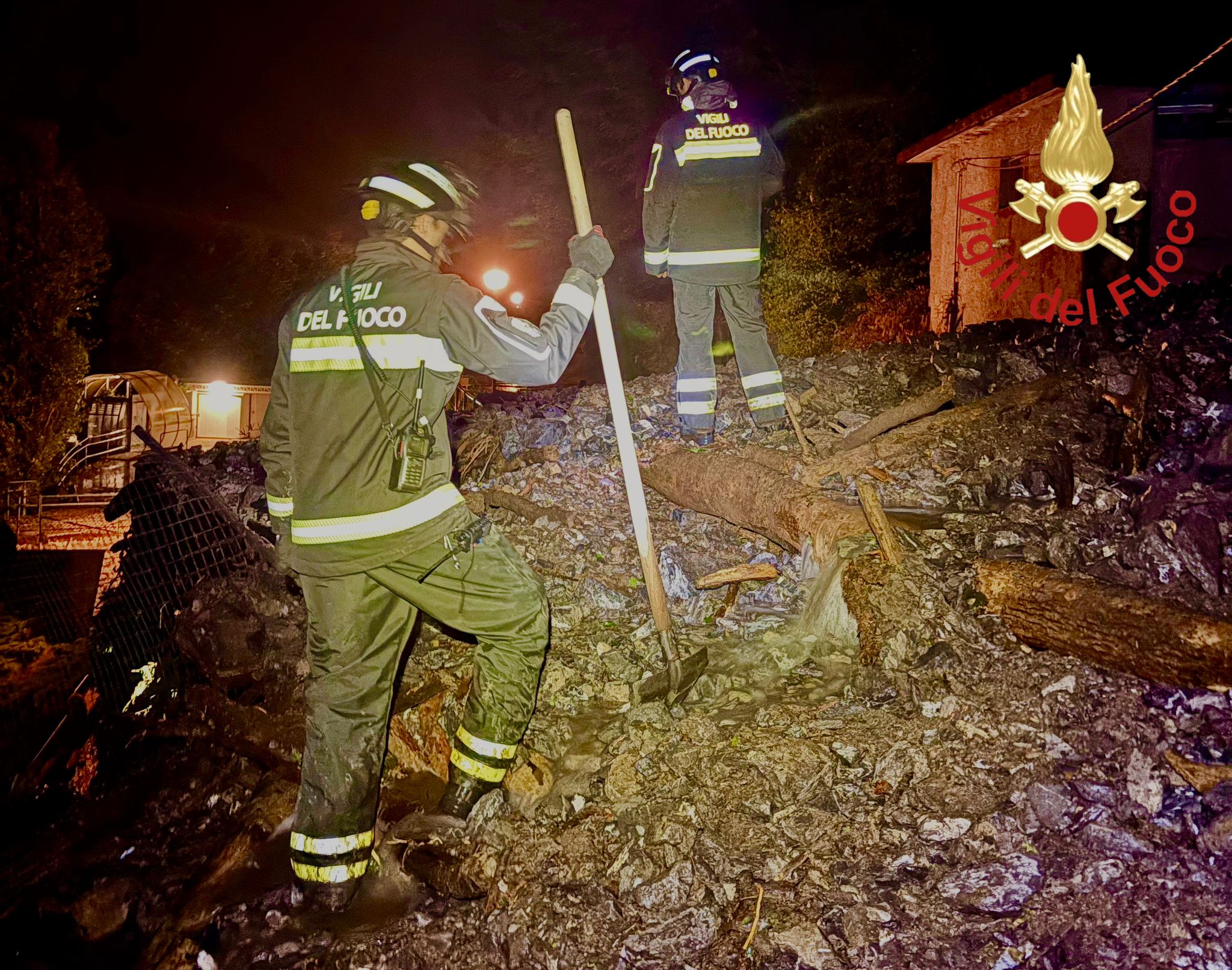 Maltempo 9 giugno, Vigili del Fuoco 