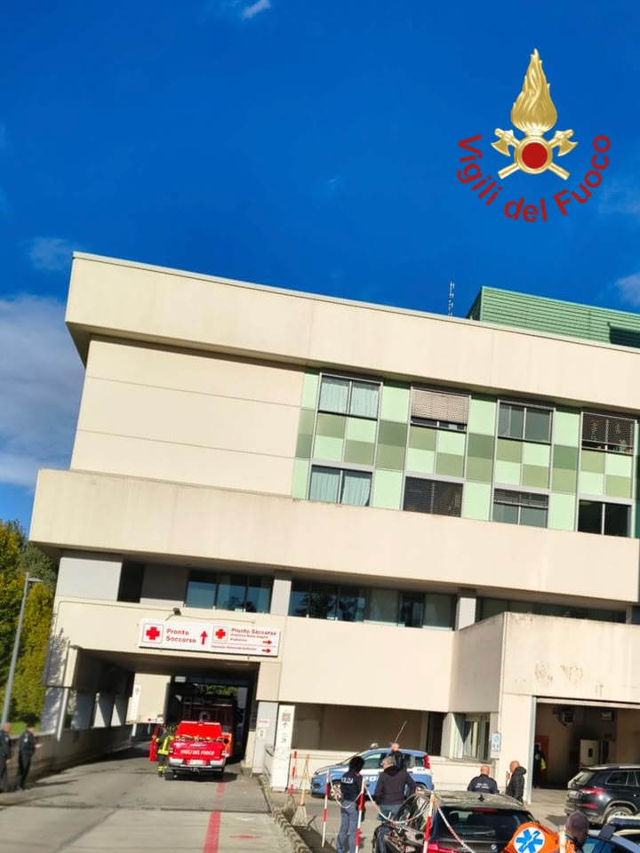Emergenza ospedale Vigili del Fuoco